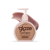 Glaze Supergloss bottle showing vibrant Brilliant Bronde shade for at-home color care
