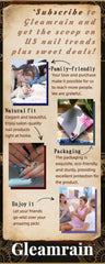 Gleamrain nails with a high-gloss top coat for lasting shine and resilience.