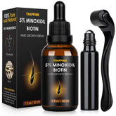Glemme 5% Minoxidil serum bottle for at-home hair growth routine.