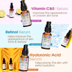 GLEOW Hyaluronic Acid serum drops emphasize deep hydration and soft skin