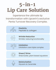 Glint Lipcerin vegan formula label on bottle indicates clean beauty
