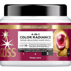 Gliss Color Radiance 4-in-1 hair mask bottle for vibrant color protection