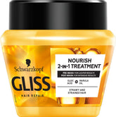 GLISS Kur Keratin Serum bottle pour nourishes hair with precious oils for shine