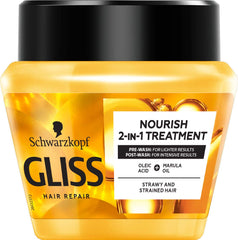 GLISS Kur Keratin Serum bottle pour nourishes hair with precious oils for shine