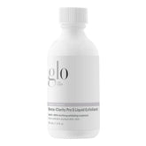 Glo Skin Beauty Beta-Clarity Pro 5 bottle on vanity, clarifying exfoliant for balanced skin.