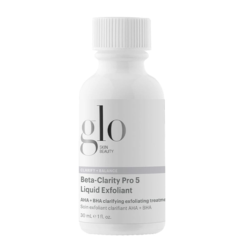 Glo Skin Beauty Beta-Clarity Pro 5 travel-size bottle for on-the-go exfoliation and balance