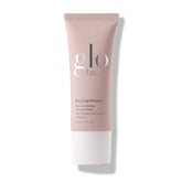 Glo Skin Beauty Blurring Primer with Ceramides bottle shows pore-minimizing prep for smoother makeup.