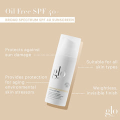 Glo Skin Beauty sunscreen dispenser shown in daily skincare routine under makeup