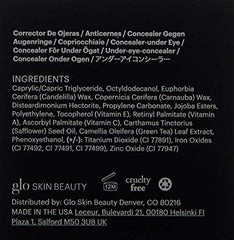 Glo Skin Beauty Under Eye Concealer Duo shade mixing demonstrates color correction for even tone.