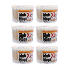 Glob Mops XL pack closeup highlighting residue-free swabs for precision.