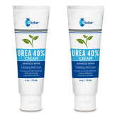 Globe Urea 40% Cream two-pack bottles front view, deep moisturization emphasis