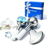 GLOLAKE Ice Roller for Face delivers cooling relief to refresh tired skin.