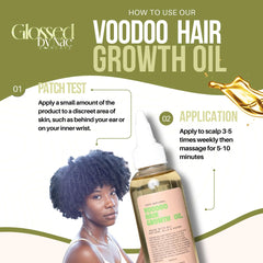 Glossed by Nae Voodoo Hair Growth Oil dropper closeup for precise scalp use