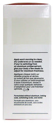 Glossier deodorant refill canister closeup highlighting recyclable aluminum and refillability