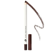 Glossier Lip Liner Bare closeup shows precise edge for natural lip definition.