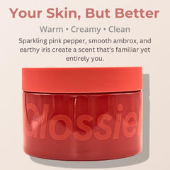 Close up of the creamy texture of Glossier You Creme De You