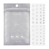 Glow Diamond Drop blemish patch packaging with holographic design and 100 patches for daily use.