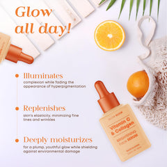 Glow Elixir serum dropper tip delivering precise drops