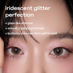 Glow precision applicator enables controlled, even distribution on eyelids.