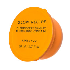 Glow Recipe Cloudberry Bright Cream refill pod in packaging for easy swapping.