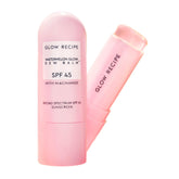 Glow Recipe sunscreen stick SPF 45 travel size for on-the-go protection.