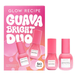 Glow Recipe Guava Brightening Gift Set packaging highlights a convenient skincare routine.