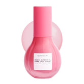 Glow Recipe Guava Serum bottle showing a vibrant pink hue for brightening skin.