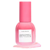 Glow Recipe Guava Vitamin C Eye Gel bottle pour delivering lightweight hydration for brightening under eyes.
