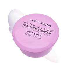 Glow Recipe Plum Plump hydration jar close-up showing intense moisture