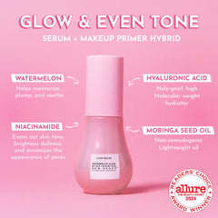 Glow Recipe texture swatch reveals a lightweight gel for dewy glow.