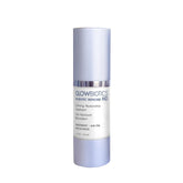 Glowbiotics Calming Restorative Treatment bottle closeup showing soothing, hydrating care for sensitive skin