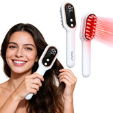 GlowFars red-light hair growth comb delivering gentle therapy for fuller-looking hair