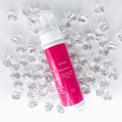 GlowPro Tans 14% DHA color-developing process shows deep, long-lasting shade.