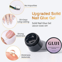 Glui Beauty glue tips pack enables precise nail art application
