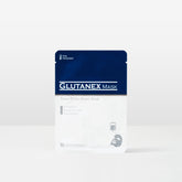 Glutanex Snow White Sheet Mask box front, premium packaging for sensitive skin