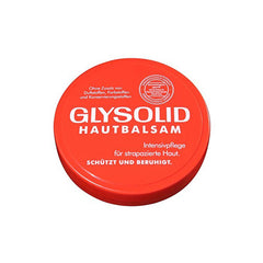 Glysolid Skin Cream hand-application showing quick absorption and protective hydration for dry skin