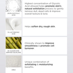 GLYTONE AHA+ Foot Cream targets cracked heels for improved texture