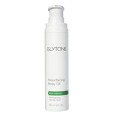 Glytone Resurfacing Body Oil bottle - unscented hydration for dry skin.
