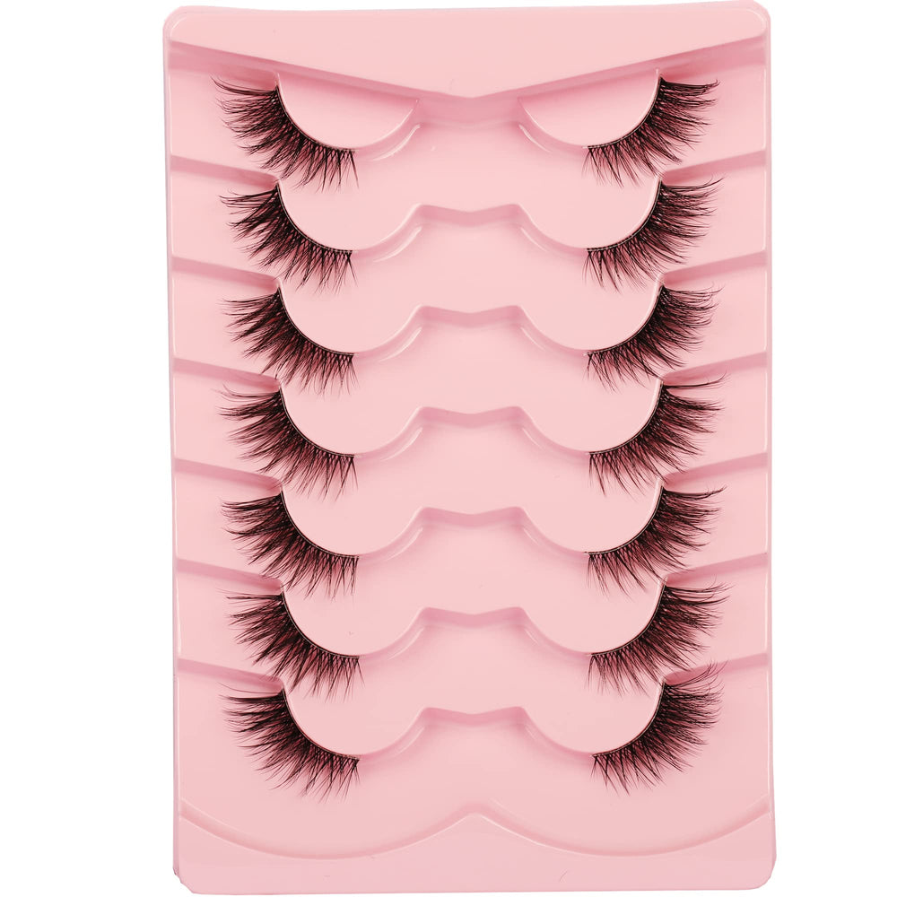 Gmagictobo half lashes cat eye for subtle, natural definition.