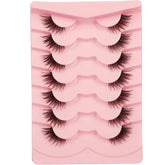 Gmagictobo half lashes cat eye for subtle, natural definition.