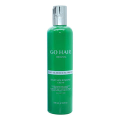 Go Hair Silky Seaweed Nutrients bottle close-up for smoother, shinier hair after washing