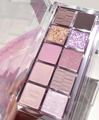 Go Ho 10 Colors Eyeshadow Palette front view for daily versatile looks