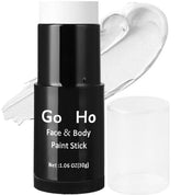 Go Ho cream blendable clown white paint stick base for a smooth cosplay foundation.