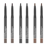 Go Ho 6-pack eyeliner pencils package with three colors for versatile daily looks