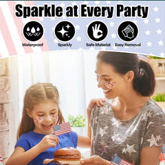 Go Ho kid-safe patriotic decals for family-friendly 4th celebrations
