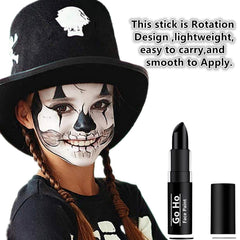Go Ho makeup clown stick applying smoothly for quick cosplay looks.