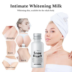 Go Ho Snow Bleach Cream elbows showcasing smoother, more even skin tone.