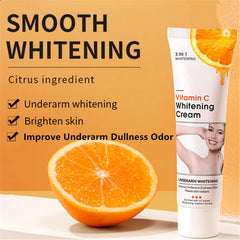 Go Ho Vitamin C cream for underarms, reducing dullness and odor concerns.