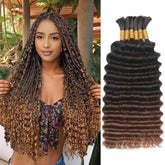 Goday ombre braiding hair with six bundles for fuller styles.
