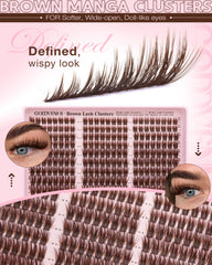 Goddvenus invisible lash band detail for skin-like finish